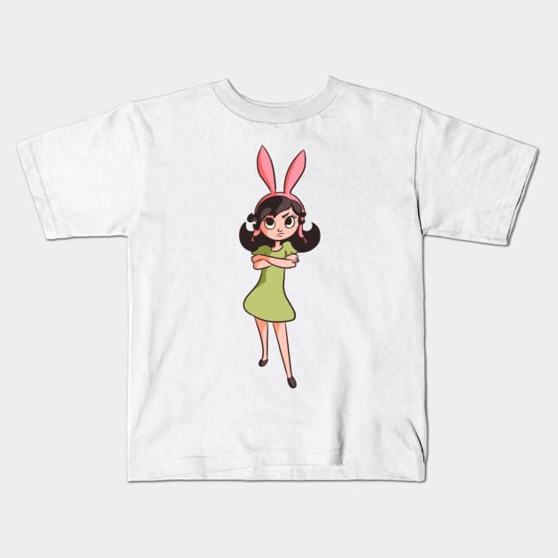 Louise Kids T-Shirt by cptpuggles